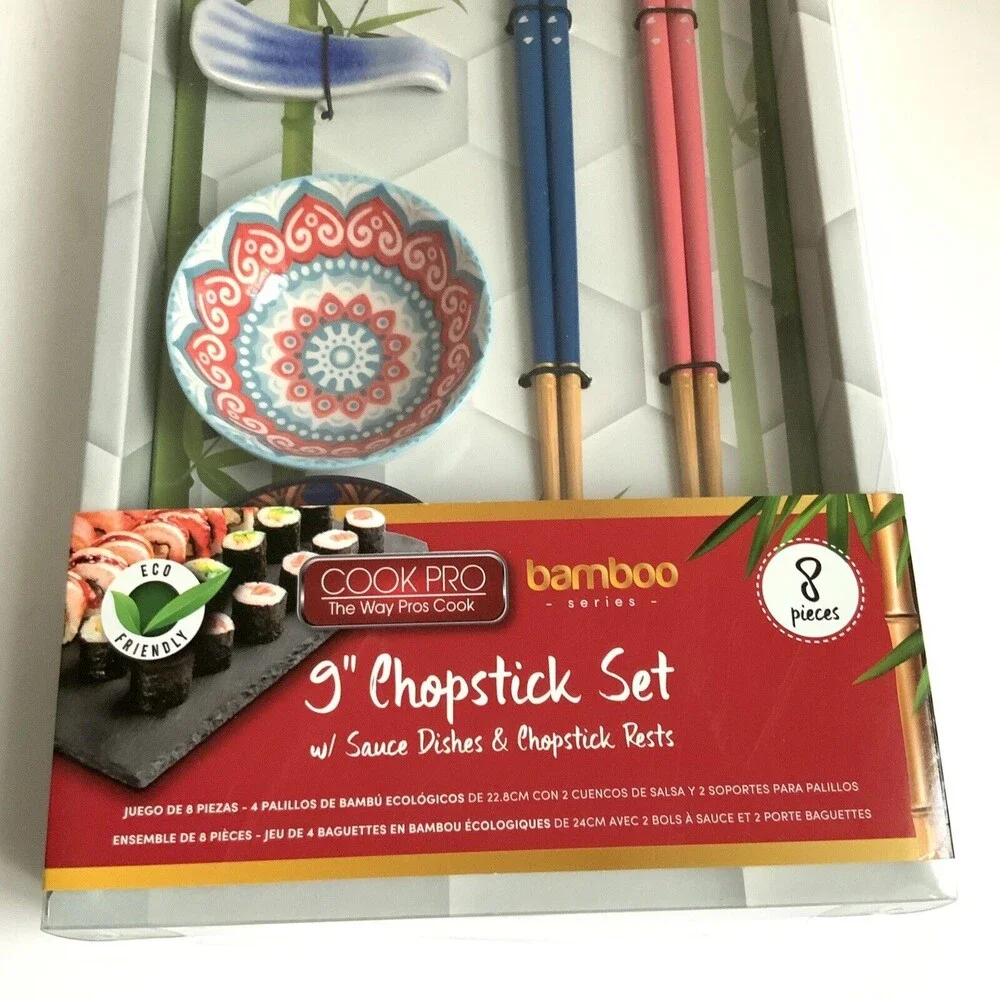 Cook Pro 9” Chopstick Set 8 pieces